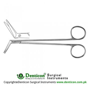 DeBakey Vascular Scissor Angled 60° Stainless Steel, 16 cm - 6 1/4"